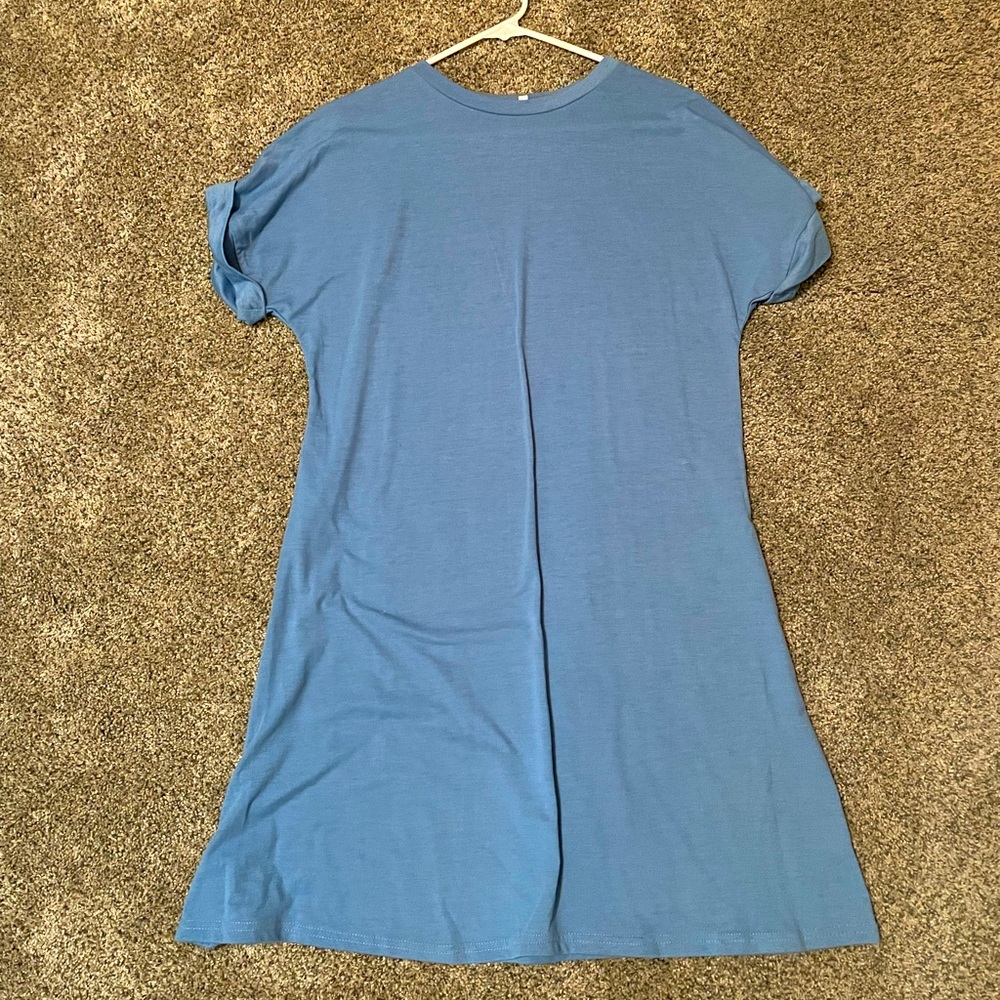 Blue Tshirt dress
